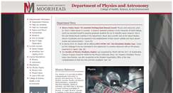 Desktop Screenshot of physweb.mnstate.edu