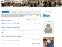 Tablet Screenshot of libguides.mnstate.edu